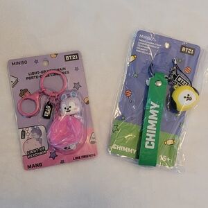 NWT BT21 keychains bundle